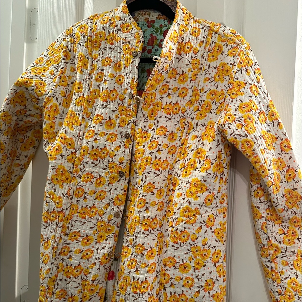 Quilted jacket from Jordan White Color Handmade Patchwork Jackets